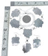 Turquoise Genuine Sterling Silver Navajo Link Necklace And Earrings Set AX127535